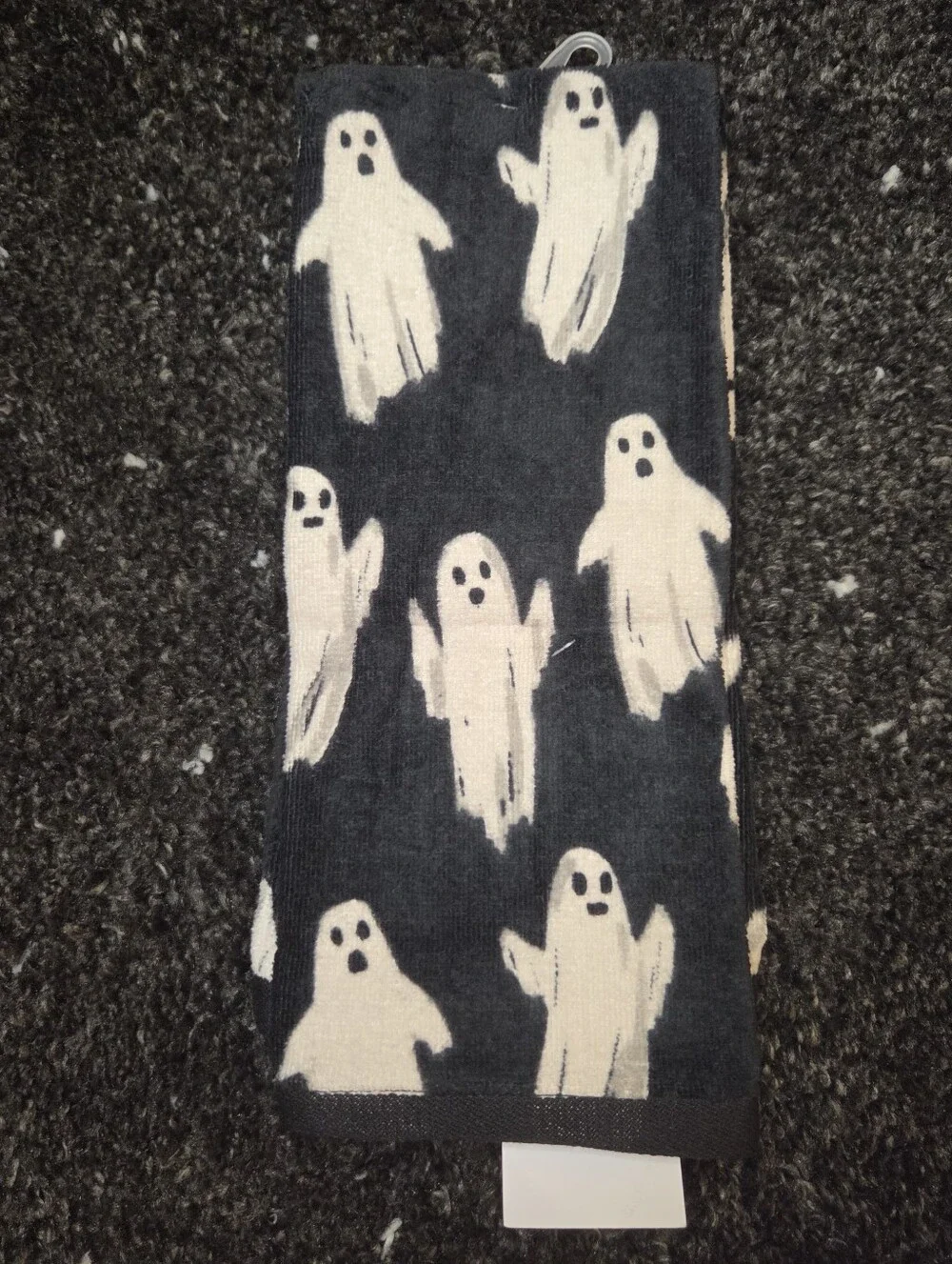 NWT Hyde and EEK! Target 2pk Halloween Ghosts Hand Towels Black/White